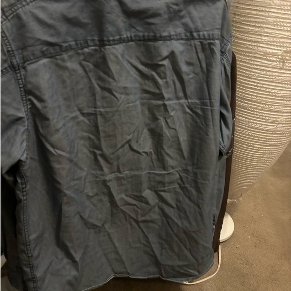 Men’s Large Solaris Longsleeve Jean Jacket NWOT 100% Cotton Blue Double Pockets - Picture 16 of 16